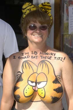 Body Painting 2004 photo - Duval Street, Key West